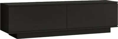Image de Goro - Meuble TV, 140x36x38h cm Noir, une Étagère