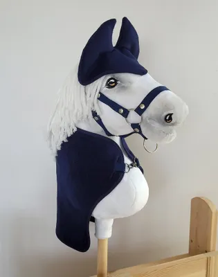 Obrázok produktu pre Súprava Hobby Horse A3: koberček + chrániče sluchu - námornícka modrá