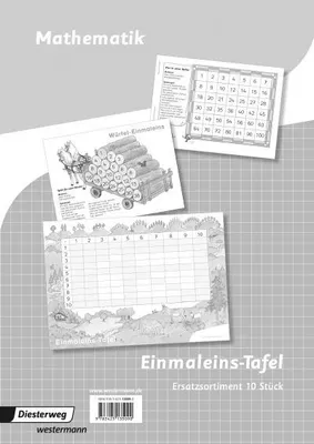 Produktbild von Flex und Flo - Ausgabe 2014: Ersatzsortiment: 10 Sätze Einmaleinstafel