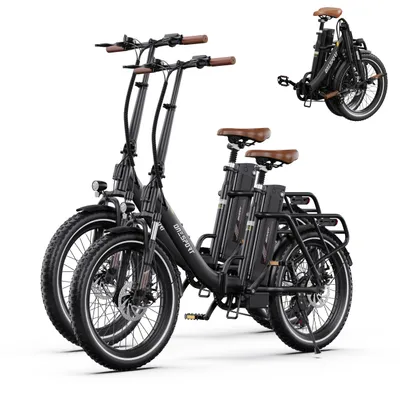 Produktbild von Onesport 20 Zoll Elektrofahrrad Pedelec,E-Klapprad 48V/17Ah,250W Motor,25km/h(2 Stück)