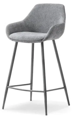 Immagine prodotto di Sedia da bar LORNA - grigio / nero