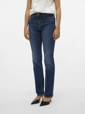 Produktbild von Vero Moda Flash Straight Li3300 Jeans Blau 2XL / 32 Damen Blau 2XL