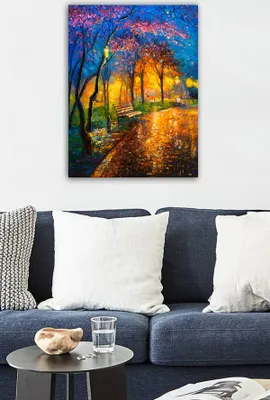 Produktbild von Wallity, 1066486481- TCR1629, Bunt, Leinwandbilder, 50 x 70 cm, 100% Leinwand