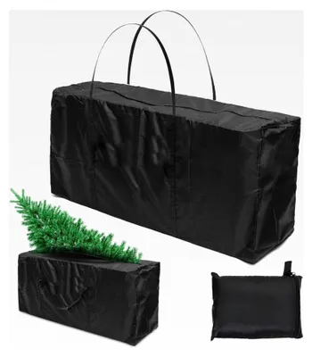 Produktbild von Auflagentasche 173x76x51cm 210D Oxford für Gartenauflagen, wasserdichte Schutzhülle mit Tragegriff