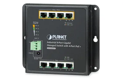 Produktbild von PLANET WGS-4215-8T, Managed, Gigabit Ethernet (10/100/1000), Vollduplex, Wandmontage