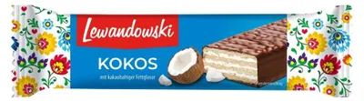 Produktbild von Lewandowski Waffelriegel Kokos 45g