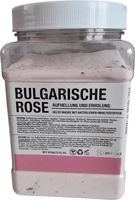 Produktbild von Gelee Maske BULGARISCHE ROSE Gesichtsmaske BMTLAB Jelly Mask 650 Gramm