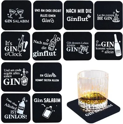 Produktbild von Gläserne Untersetzer Vilten für Tisch und Bar