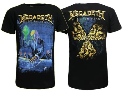 Zdjęcie produktu dla Koszulka jubileuszowa Megadeth „Rust In Peace” – rozmiar XL