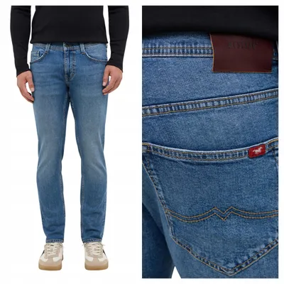 Produktbild von Mustang | Oregon Slim Fit Herrenjeans aus blauem Denim, Größe W32 L36