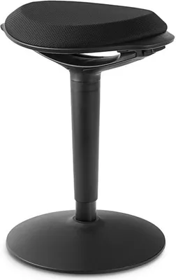 Zdjęcie produktu dla Spacetronik Zippy ergonomiczny stołek biurowy z regulacją wysokości czarny