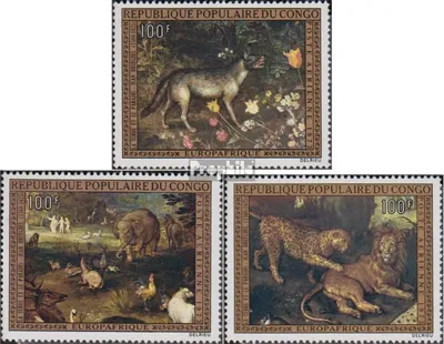 Produktbild von Briefmarken Kongo (Brazzaville) 1973 Mi 391-393 (kompl.Ausg.) postfrisch Europafrique