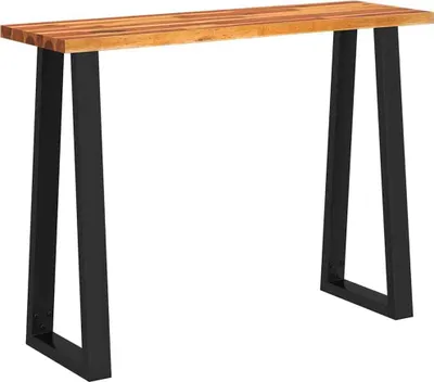 Produktbild von vidaXL Konsolentisch Baumkante 110x35x80 cm Massivholz Akazie