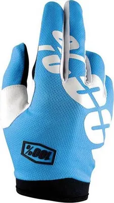 Produktbild von 100percent Itrack Gloves Cyan S
