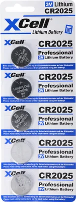 Produktbild von 5er-Sparset CR2025 Lithium Batterie 3V, CR2025 Batterien im praktischen 5er Set