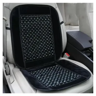 Imagen del producto de Almohadilla de masaje con cuentas de madera – Alfombrilla para el asiento de coche, todoterreno, camión, para usar en casa o en la oficina