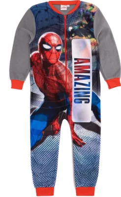 Image de Spider-Man - Pyjama garçon NS6952 (104) (Gris/Bleu/Rouge)