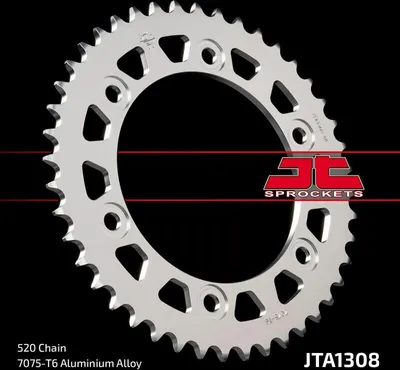Produktbild von JT SPROCKETS Ultraleichte Aluminiumkrone 1308 - 520
