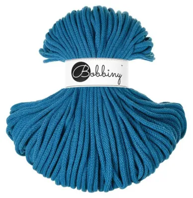 Produktbild von Bobbiny Premium Braided Cord 5 mm 100 m Dopamine Blue Schnur