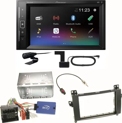 Produktbild von Pioneer DMH-A240DAB DAB+ Bluetooth Einbauset für Mercedes Viano Vito W639