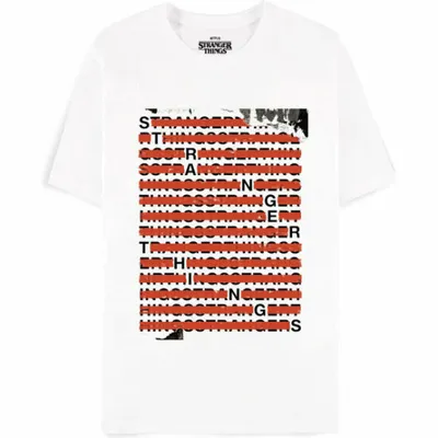 Obrázok produktu pre Koszulka DIFUZED Stranger Things Letters - Oficjalny T-shirt z Licencją Netflix