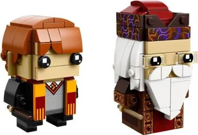 Obrázok produktu pre LEGO BrickHeadz Ron Weasley & Albus Dumbledore, Stavebnica, 10 rok / roky, 245 kusov, 25 g