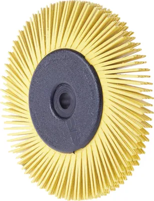 Produktbild von 3M Radialbürstenscheibe Bristle Brush Körnung 80 Durchmesser 150mm Breite 12mm mit Adapter - 27606