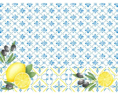 Produktbild von 4x Papier-Tischsets 30 x 40 cm   Mediterrian | Packung (250 Stück)