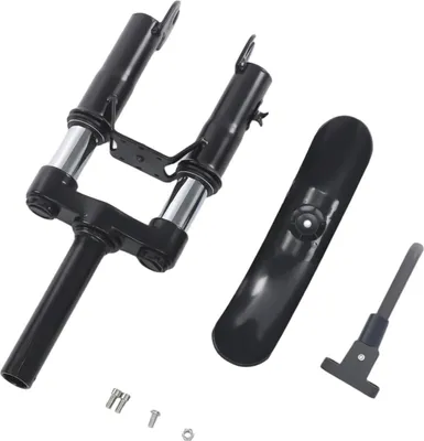 Produktbild von Stoßdämpfer-Set für Vorderradgabel - E-Scooter Federungssatz - Mit Ständer - Mit Schutzblech - Passend für M365 - Schwarz