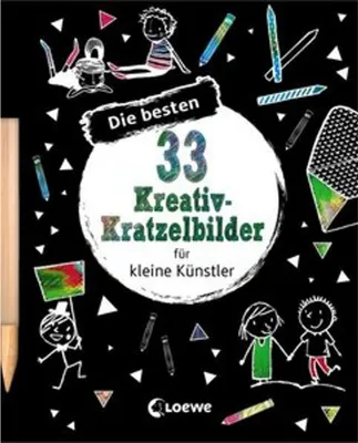 Obrázek produktu pro Die besten 33 Kreativ-Kratzelbilder für kleine Künstler