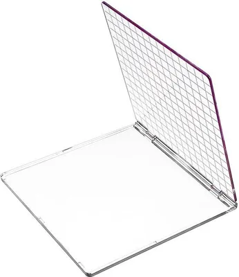 Productafbeelding van Acrylblok: Nauwkeurige, transparante kunststofplaten voor doe-het-zelf projecten - 15,7 x 15,1 x 0,7 cm - Stempelmat