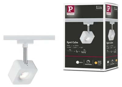 Image de Spot LED Paulmann URail, modèle Cube, vendu à l'unité