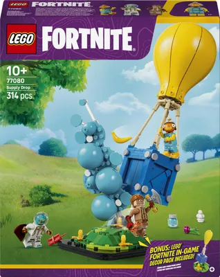 Image de LEGO Fortnite 77080 Livraison de Ravitaillement, Ensemble de Construction Avec 3 Figurines Et Accessoires, 314 Pièces, Pour Enfants Et Joueurs Dès 10 Ans