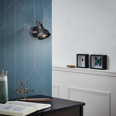 Zdjęcie produktu dla Brilliant G54310/86 Jesper wall spot czarny korund