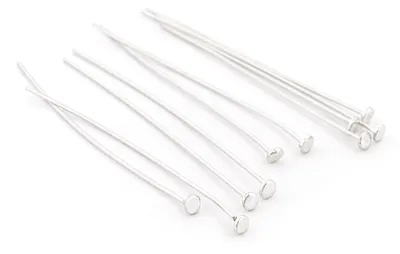 Produktbild von Vintageparts Nietstifte 925 Silber 40 mm, 10 Stück