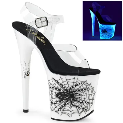 Obrázek produktu pro FLAMINGO-808SW Dámské sandály Pleaser, Transparent EU 36, US 6