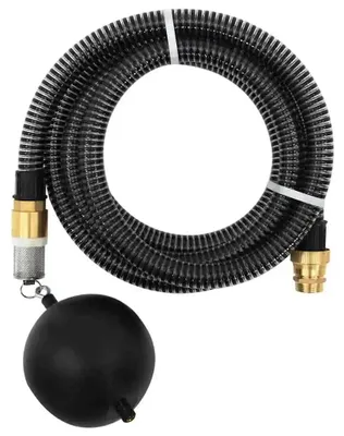 Image de Tuyau d'aspiration, PVC de haute qualité, raccords en laiton, 7 mètres