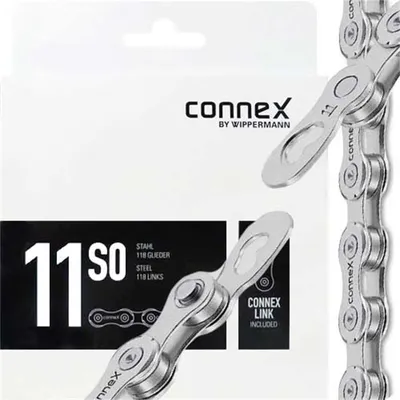 Immagine prodotto di Catena Connex 11s0 a 11 velocità, 118 maglie, 1/2x11/128, argento
