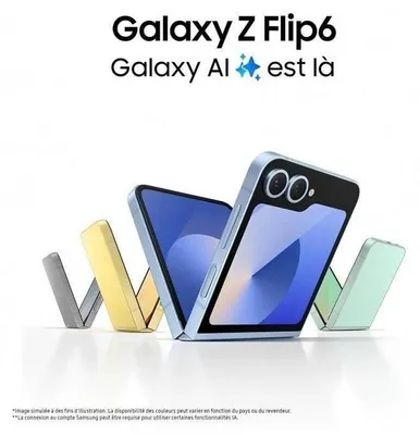 Obrázek produktu pro Samsung Galaxy Z Flip6 , 17 cm (6.7"), 12 GB, 256 GB, 50 MP, Android 14, Mátová barva