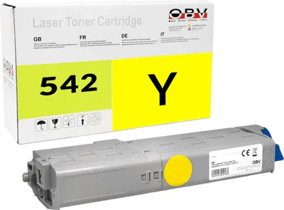 Produktbild von OBV Toner für OKI 46490605 C532dn C542dn Gelb