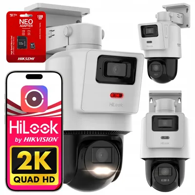 Produktbild von HiLook PTZ-D4 Außen PTZ-Kamera 4MP mit 128GB Speicherkarte