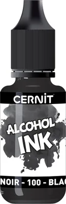 Produktbild von Cernit 6x Alkoholtinte 20ml, Schwarz - Schwarz CE2000020100C