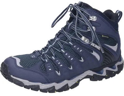 Produktbild von Meindl Damen Echtleder Outdoor- und Trekkingstiefel 'Respond Lady Mid II GTX' nachtblau/silber, Damen:36.5 EU