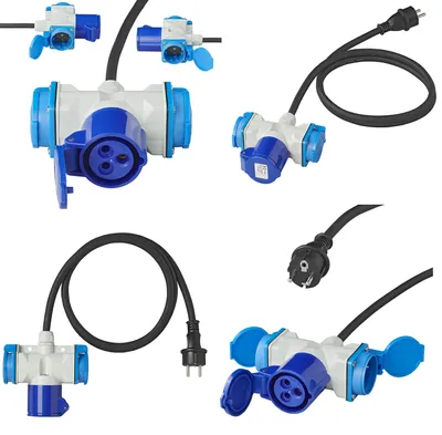 Produktbild von Camping 150cm CEE Adapterkabel Schuko Stecker 230V Steckdose 2,5mm² Wohnmobile