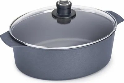 Obrázek produktu pro Litinový pekáč Woll Diamond Lite 31 cm x 26 cm se skleněnou poklicí