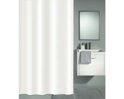 Image de Kleine Wolke Rideau de douche Phoenix 120 x 200 cm blanc