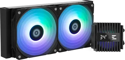 Image de Zalman Refroidisseur d'eau ALPHA2 A24 Noir / 2 x 120 mm / PWM / ARGB / noir