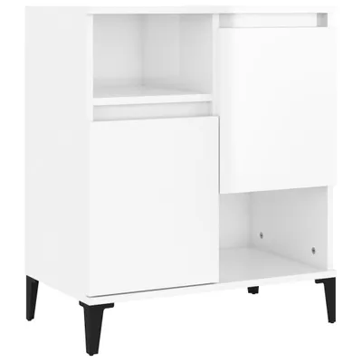 Obrázek produktu pro vidaXL Příborník vysoký lesk bílý 60x35x70 cm Materiál dřeva