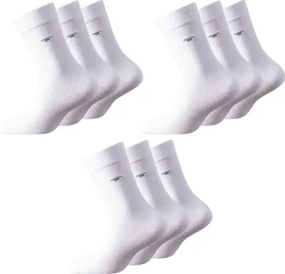 Produktbild von Tom Tailor Basic KinderStrümpfe 9erPack 9203 white weiß Kids-Socken 9Paar Mehrfachpack Größe 23-38, SockSizes:23-26