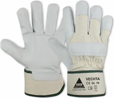 Image de HASE SAFETY GLOVES Gants de travail en cuir fleur, EN 388, EN 420, taille 9